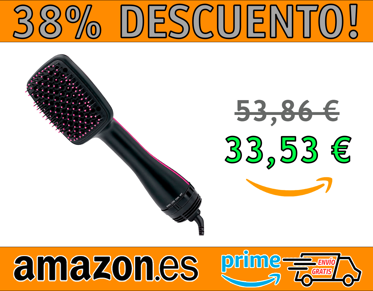 CEPILLO DE AIRE CALIENTE DE UN SOLO PASO REVLON PRO.