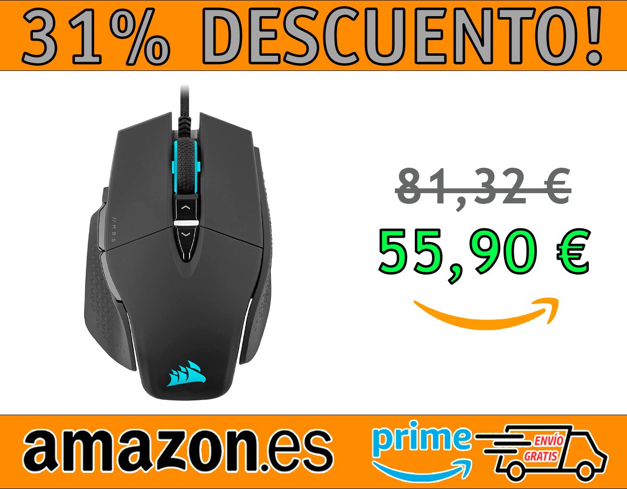RATÓN GAMING CORSAIR M65 RGB ULTRA