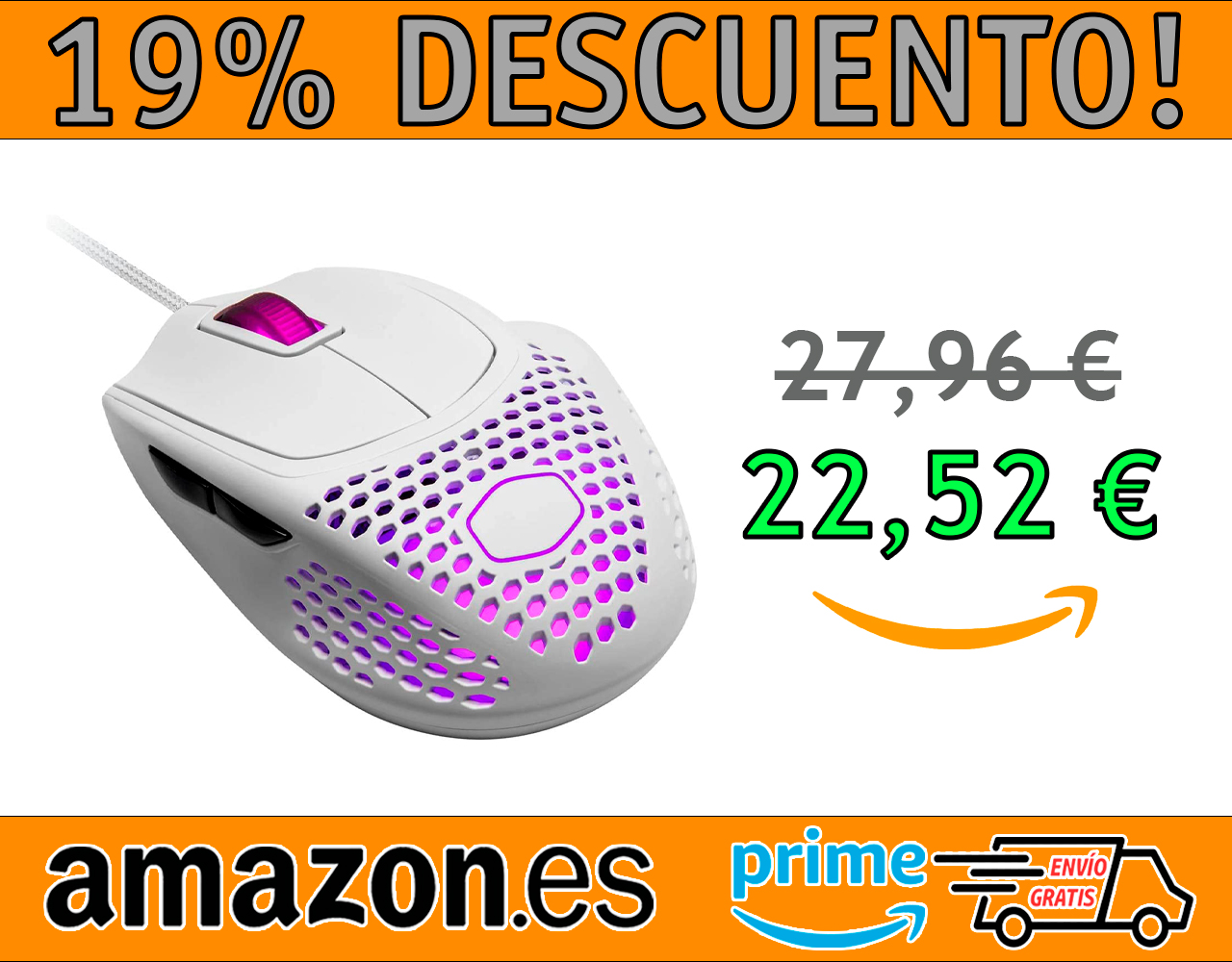 RATÓN GAMING CON CABLE COOLER MASTER MM720