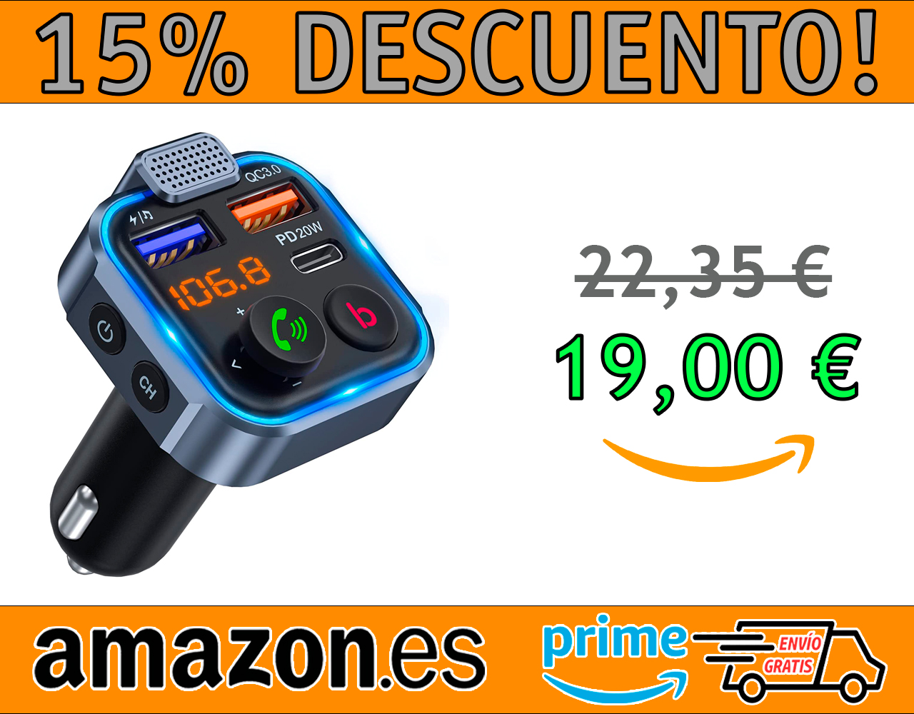 TRANSMISOR FM BLUETOOTH 5.0 LENCENT