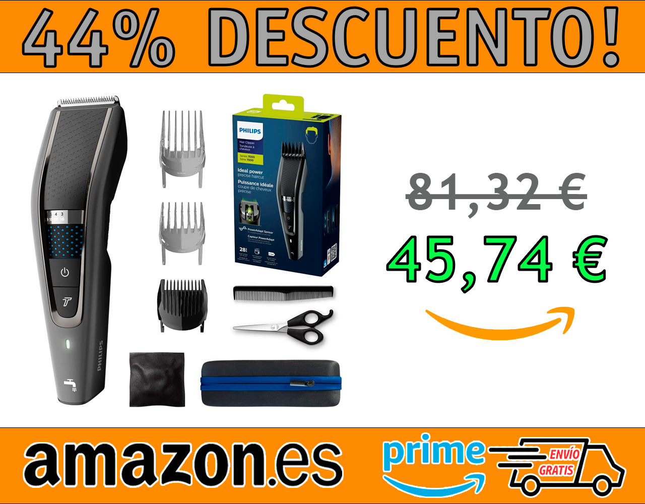 CORTAPELOS CON CUCHILLAS DE TITANIO PHILIPS HC7650/15