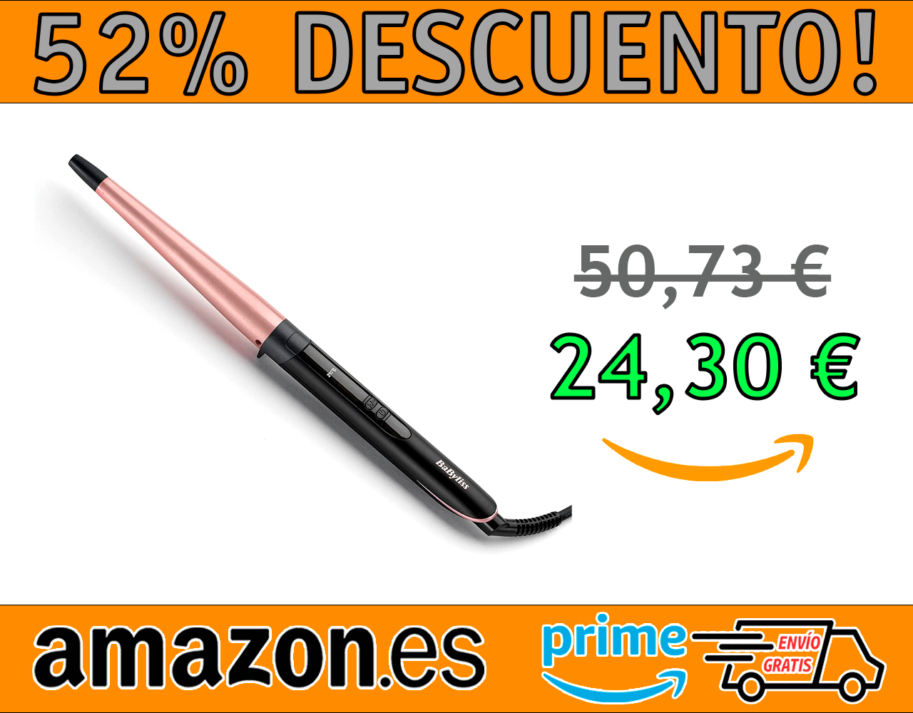 TENACILLA CÓNICA DE 13 A 25X140 MM BABYLISS