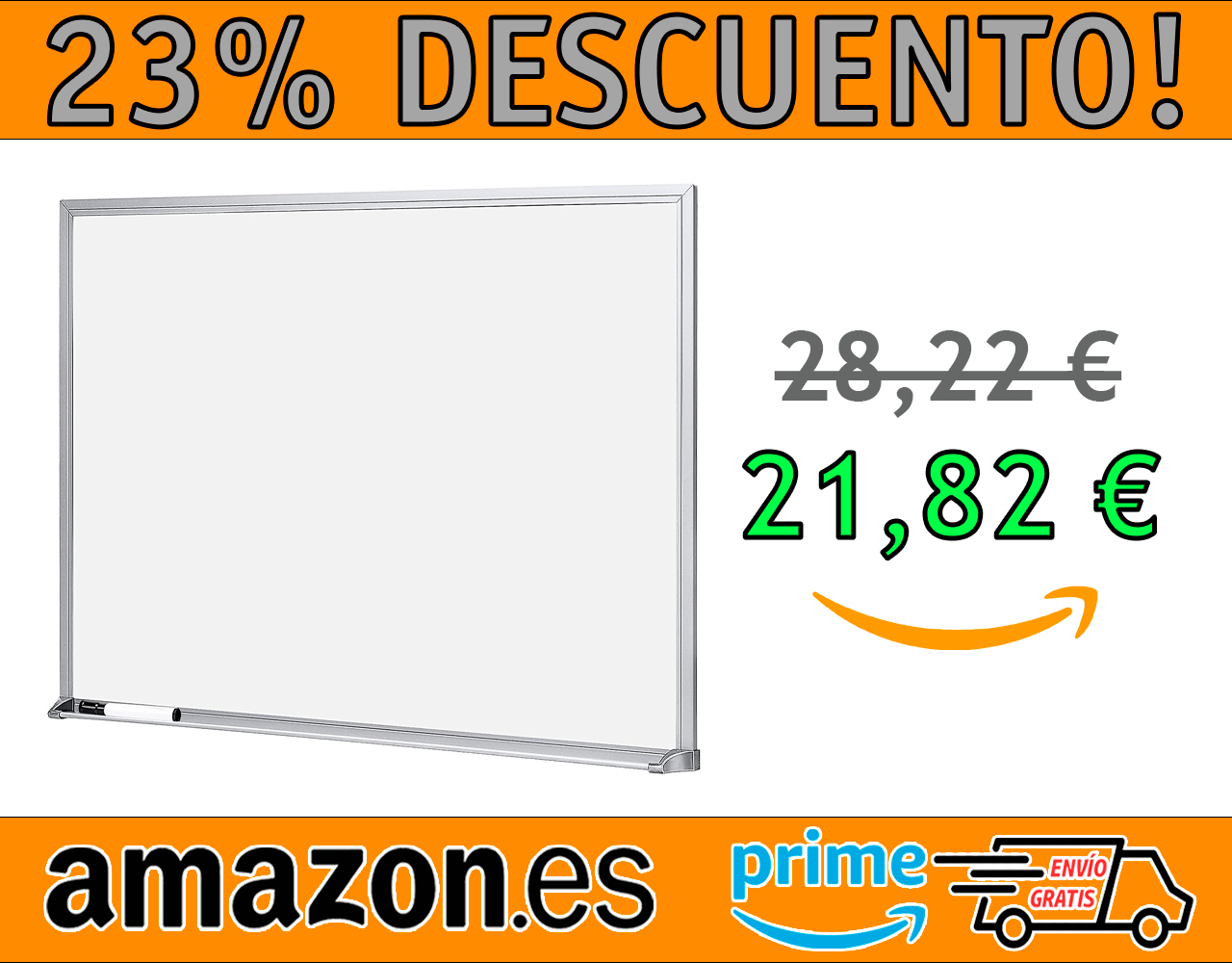 PIZARRA DE BORRADO EN SECO AMAZON BASICS