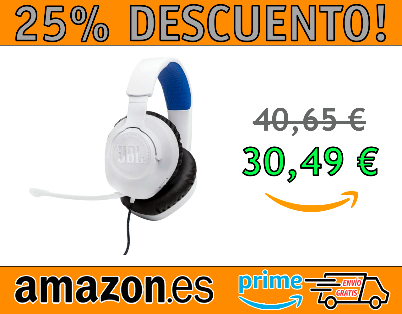 AURICULARES GAMING CON DIADEMA JBL QUANTUM 100P