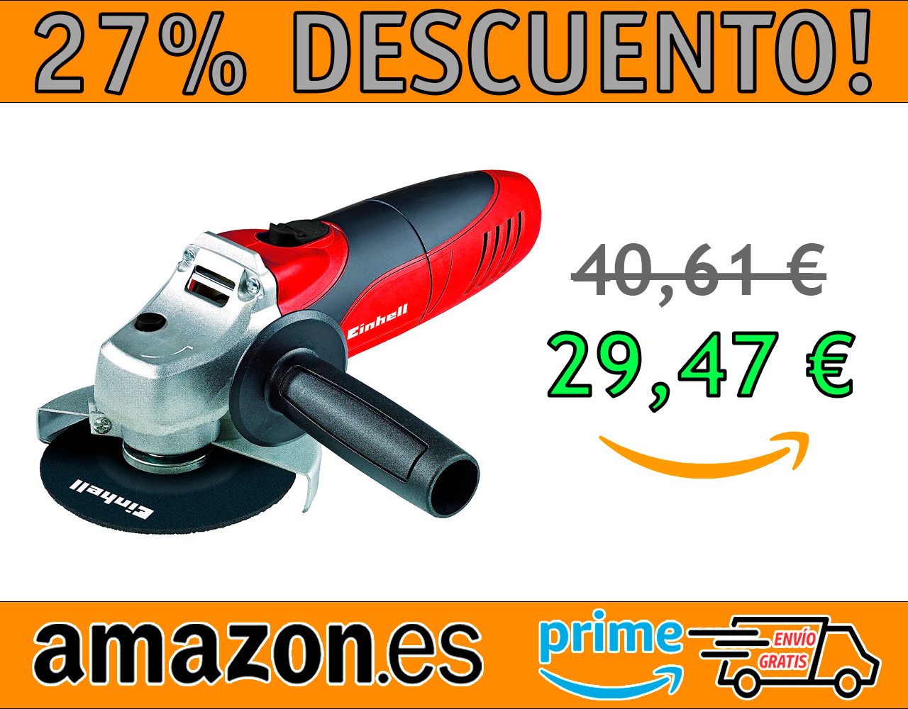 AMOLADORA ANGULAR EINHELL TC-AG 125 KIT 850W