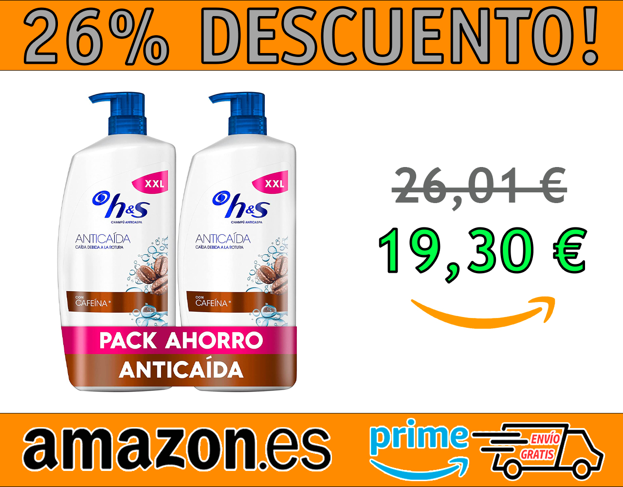 CHAMPÚ ANTICASPA Y ANTICAÍDA PARA HOMBRE H&S