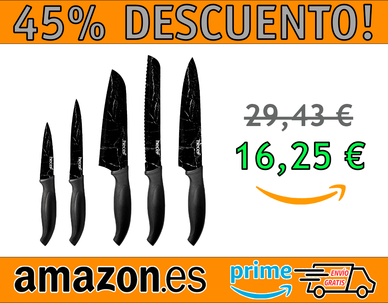 JUEGO DE CUCHILLOS DE COCINA PROFESIONAL HECEF