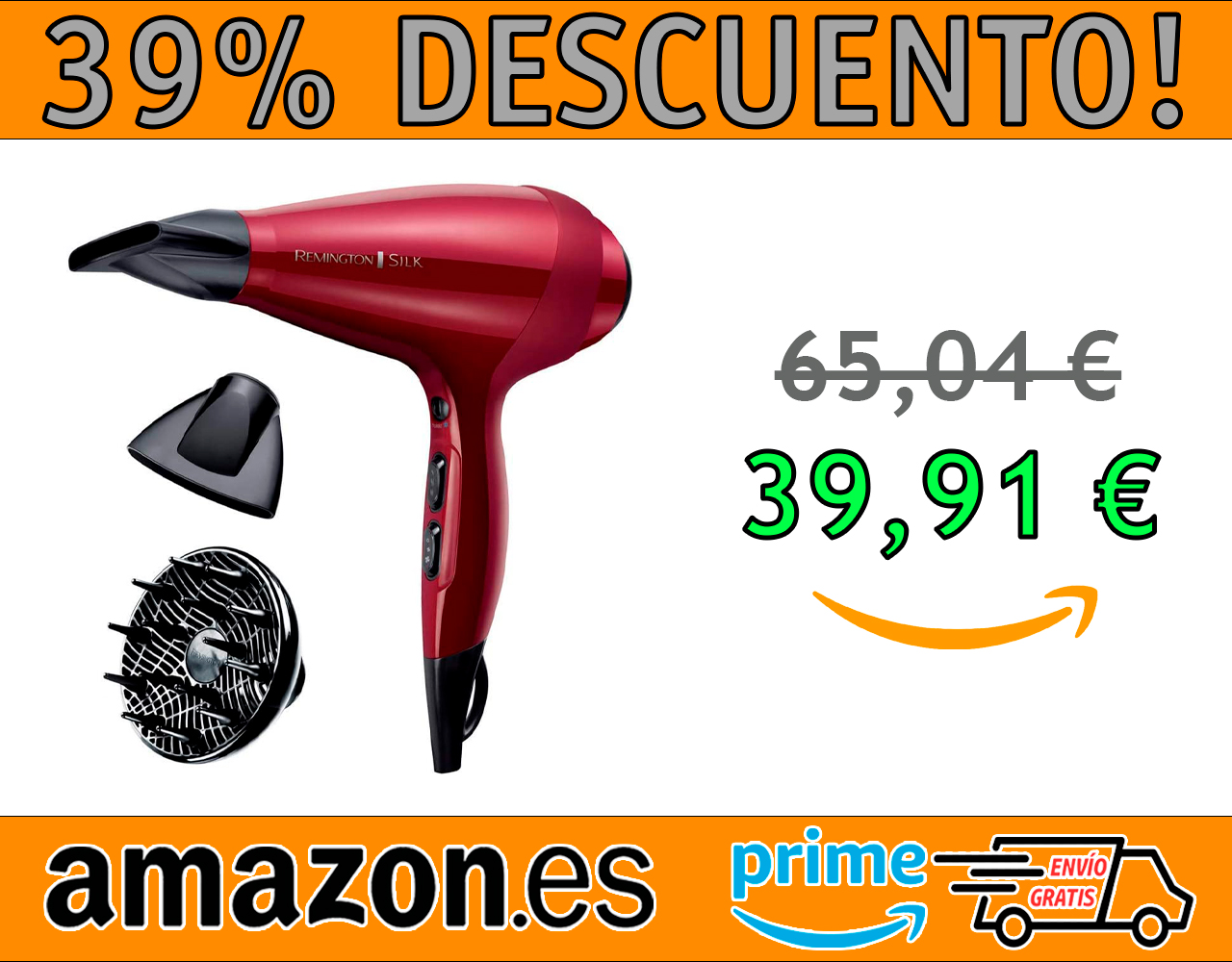 SECADOR DE PELO PROFESIONAL REMINGTON SILK 2400W