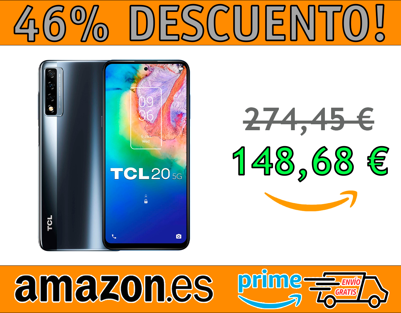 SMARTPHONE DE 6.67″ TCL 20 5G FHD+