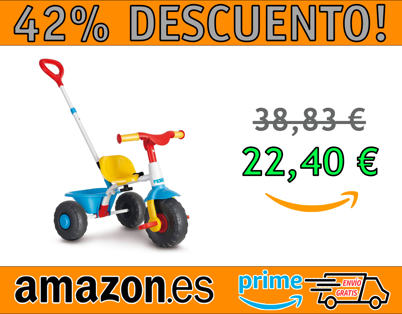 TRICICLO TRIKE 2 EN 1 DE ALTURA REGULABLE FEBER