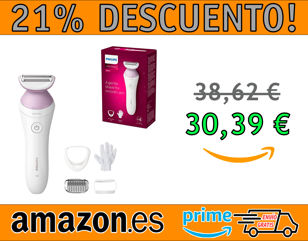 AFEITADORA PHILIPS LADY SHAVER SERIE 6000