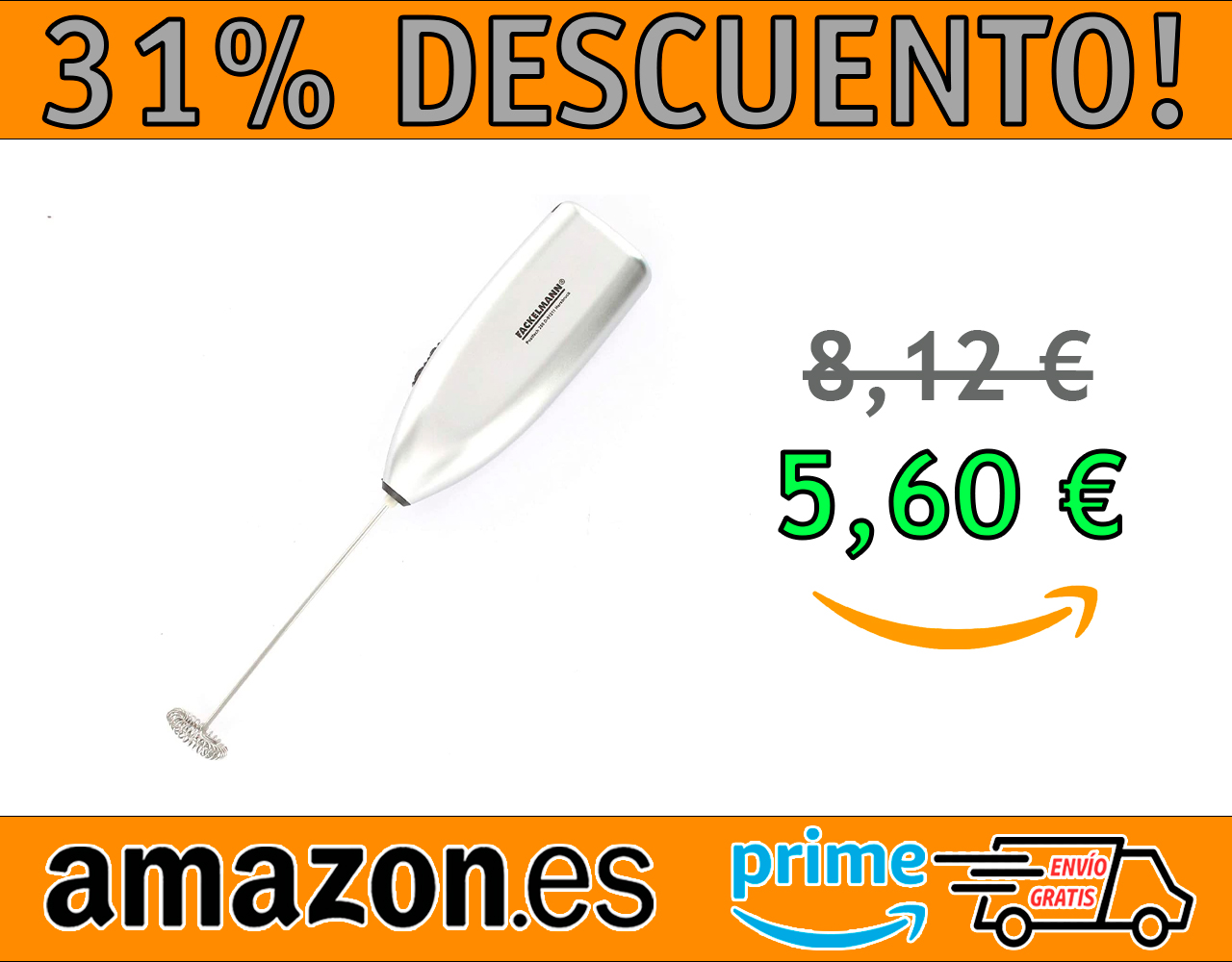 MINI BATIDOR Y ESPUMADOR DE LECHE FACKELMANN