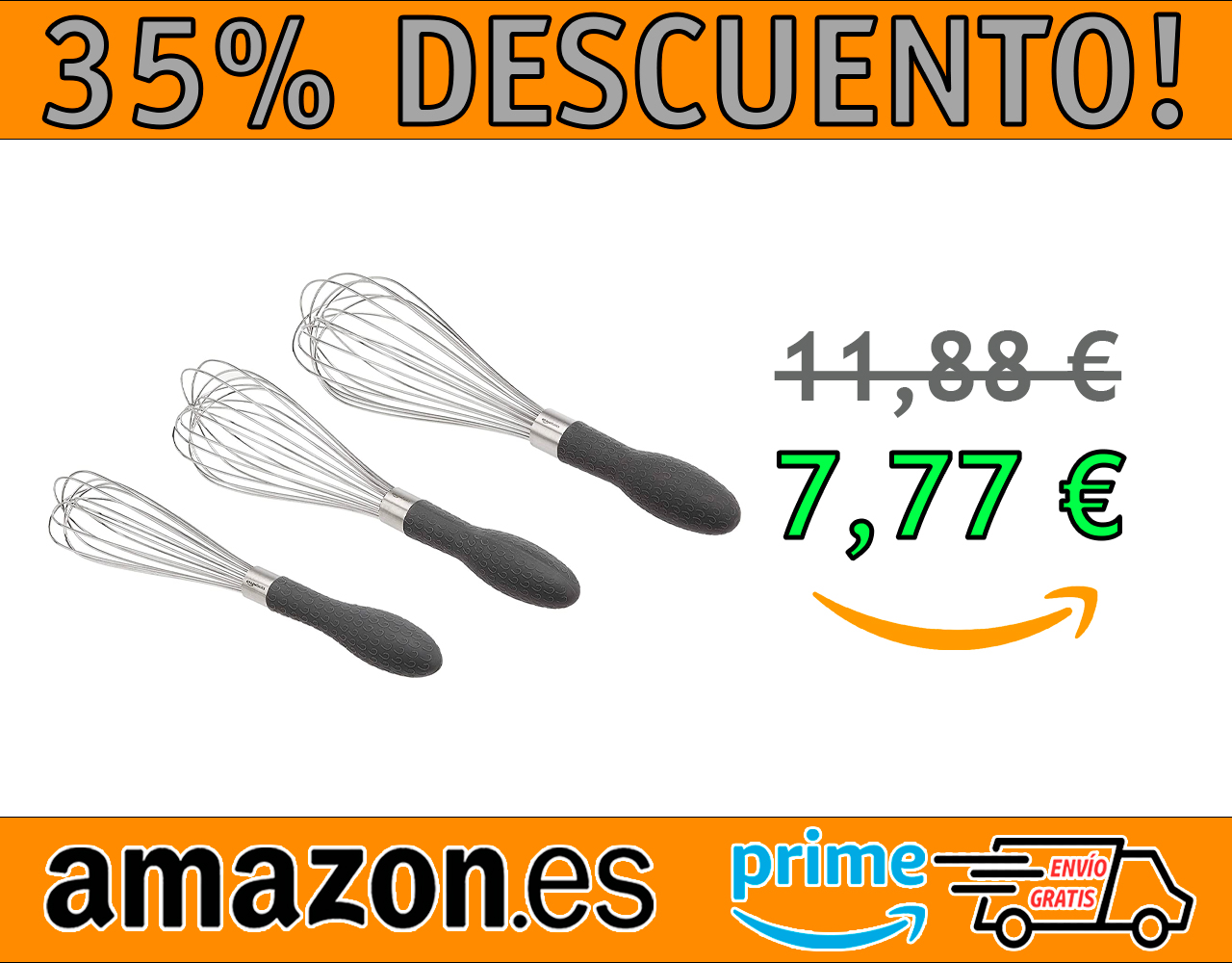 SET DE VARILLAS DE ACERO INOXIDABLE AMAZON BASICS