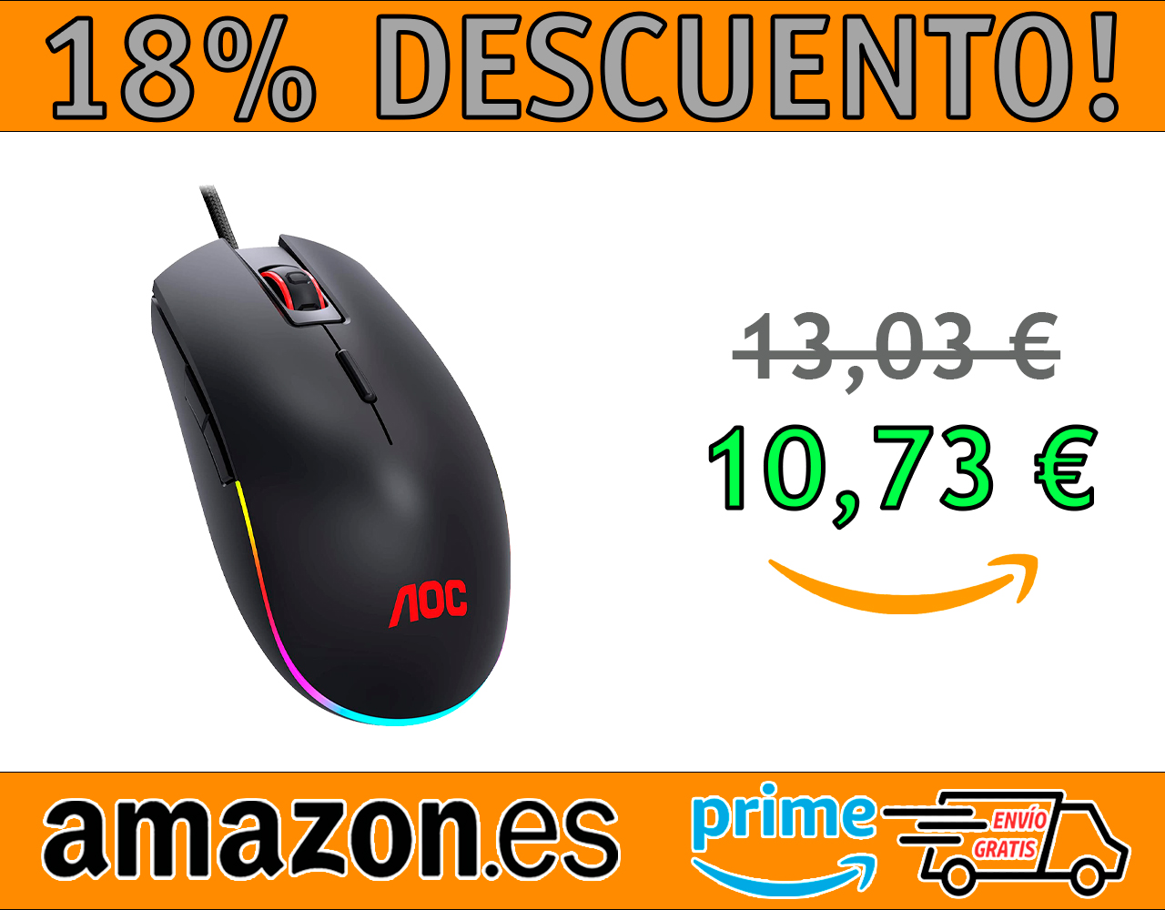 RATÓN PARA GAMING AOC GM500 5000 PPP