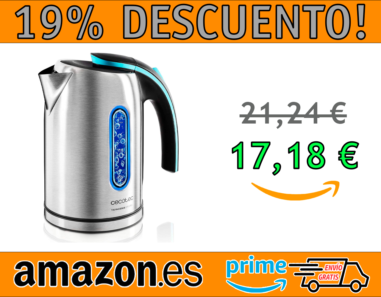 HERVIDOR DE AGUA ELÉCTRICO THERMOSENSE CECOTEC