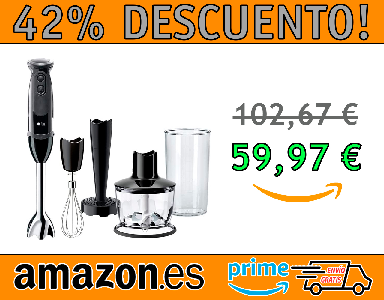 BATIDORA DE MANO BRAUN MINIPIMER 1000W