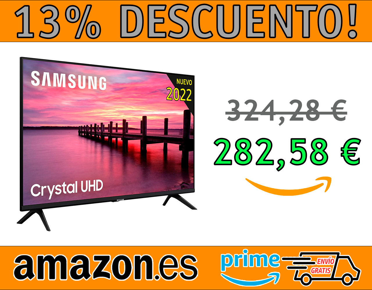 SMART TV SAMSUNG CRYSTAL DE 43″ UHD 2022 43AU7095