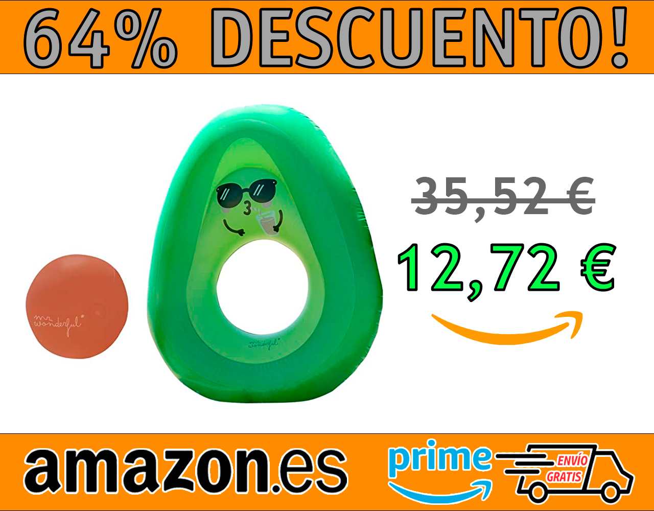 COLCHONETA INFLABLE MR. WONDERFUL AGUACATE