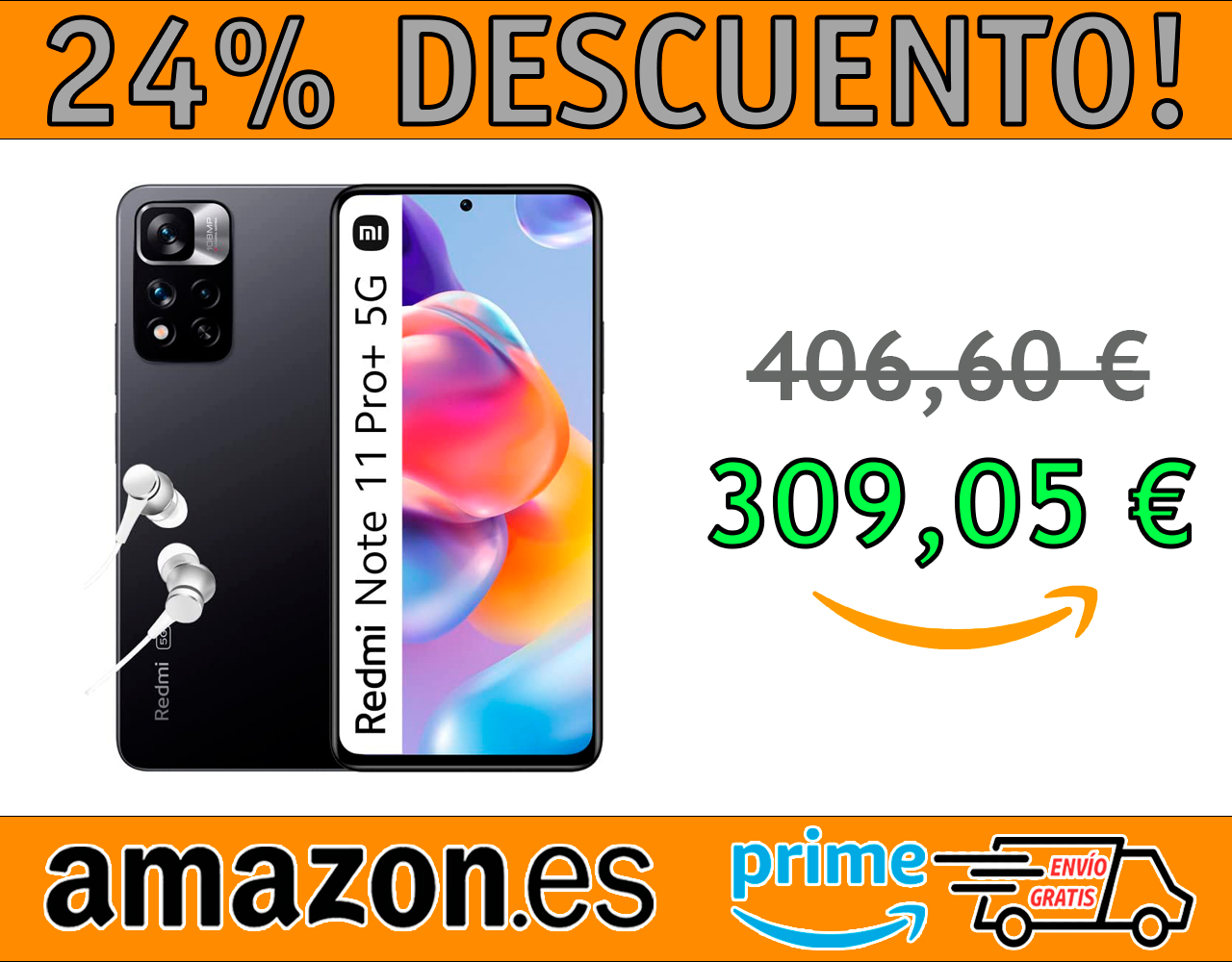 SMARTPHONE DE 6+128GB XIAOMI REDMI NOTE 11 PRO+ 5G