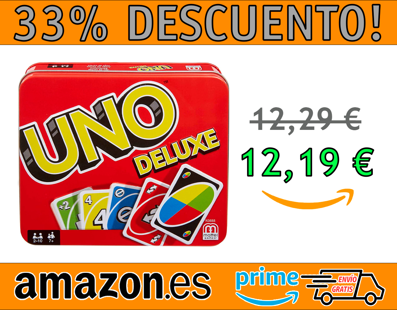 JUEGO DE CARTAS UNO DELUXE (MATTEL K0888)