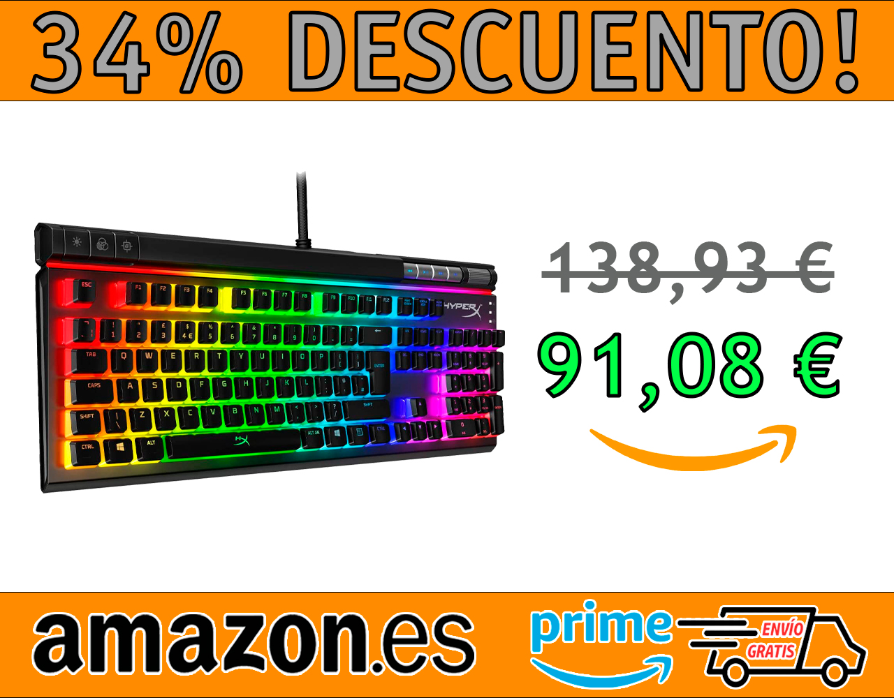 TECLADO MECÁNICO GAMING HYPERX ALLOY ELITE 2