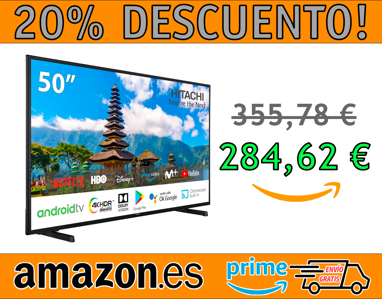 SMART TV ANDROID 50″ HITACHI 50HAK5450