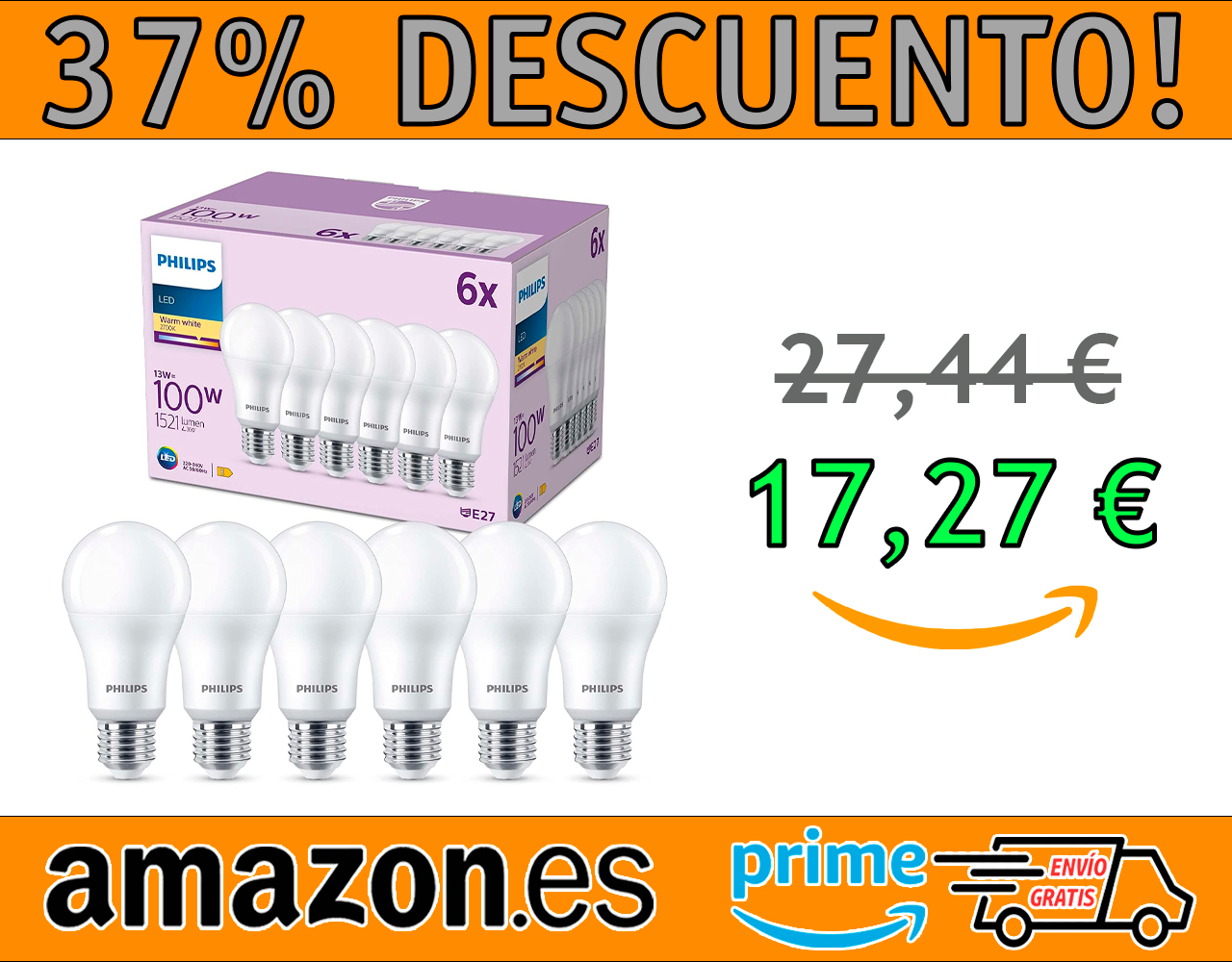 BOMBILLA LED A60 13W (EQ.100W) PHILIPS