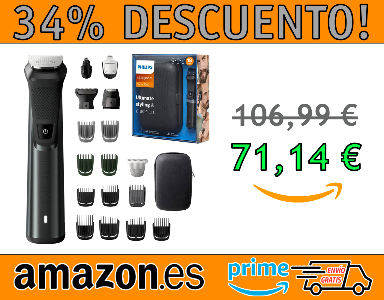 MAQUINA CORTA PELOS Y BARBA PHILIPS SERIE 7000