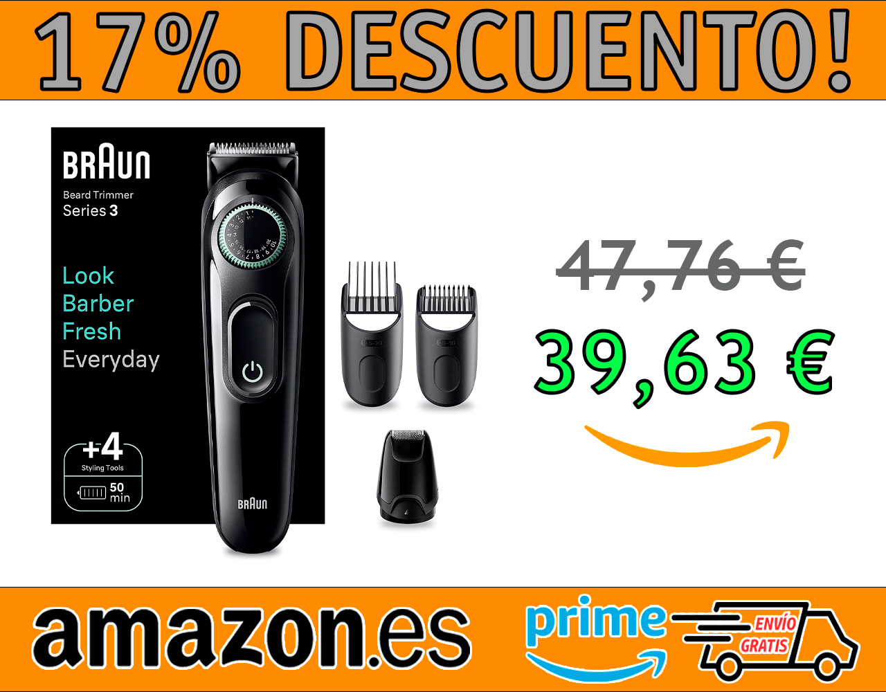 RECORTADORA DE BARBA BRAUN SERIES 3