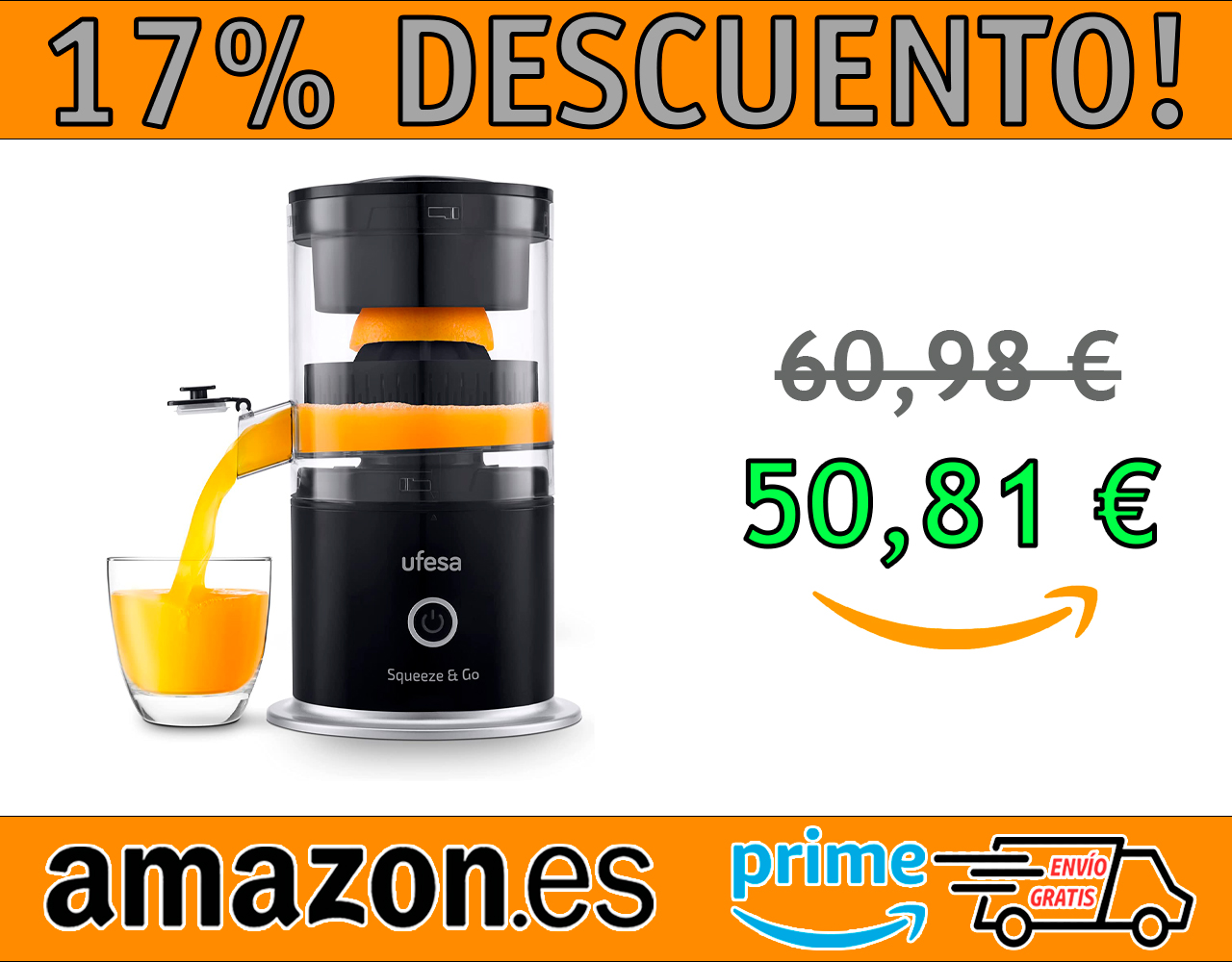 EXPRIMIDOR INALÁMBRICO UFESA SQUEEZE & GO