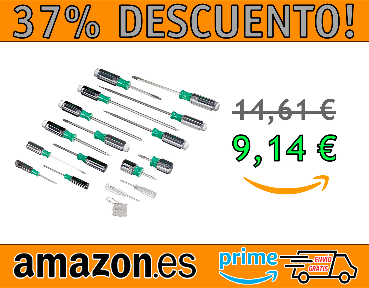JUEGO DE DESTORNILLADORES MARCA AMAZON DENALI