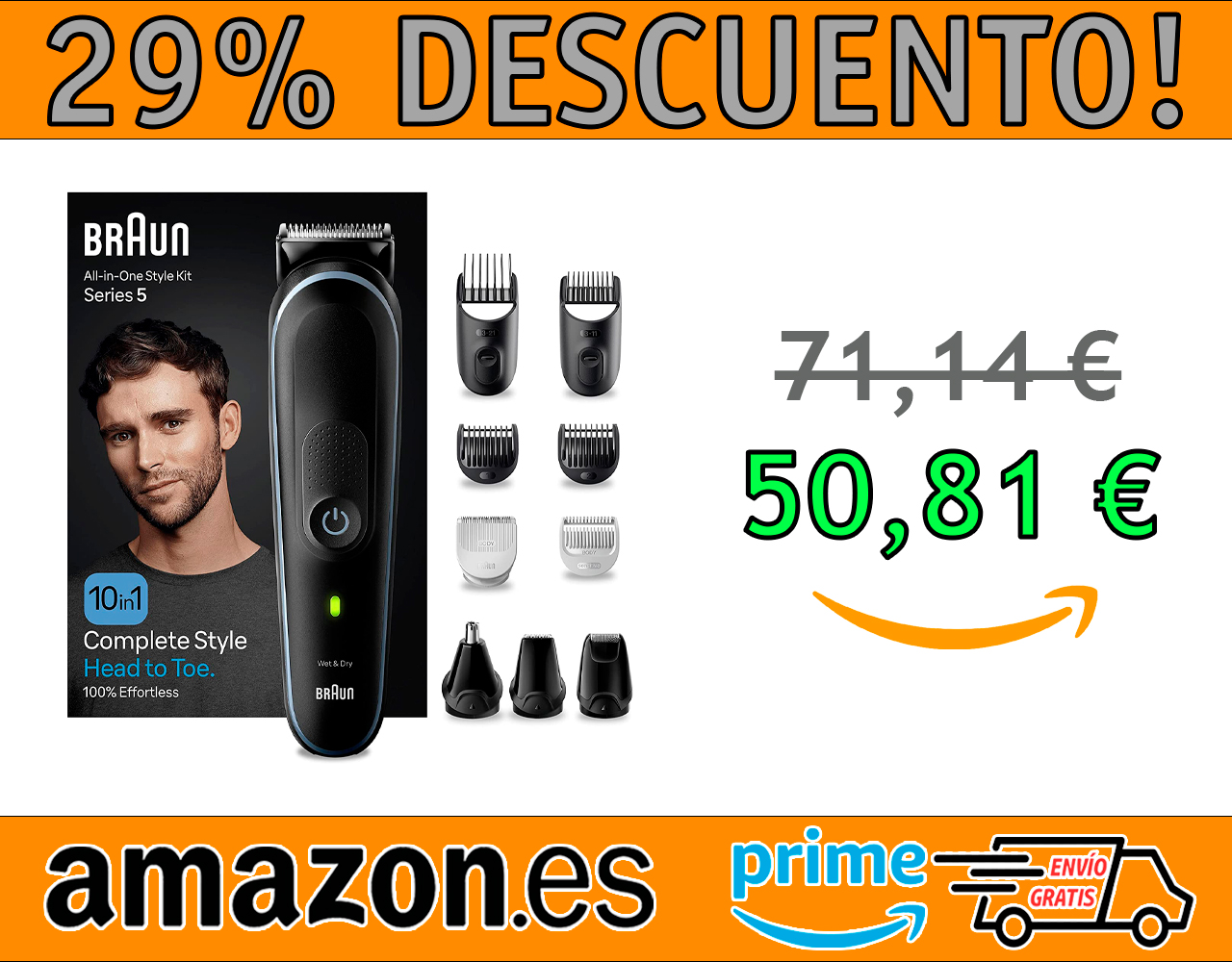 RECORTADORA DE BARBA BRAUN SERIES 5 MGK5445