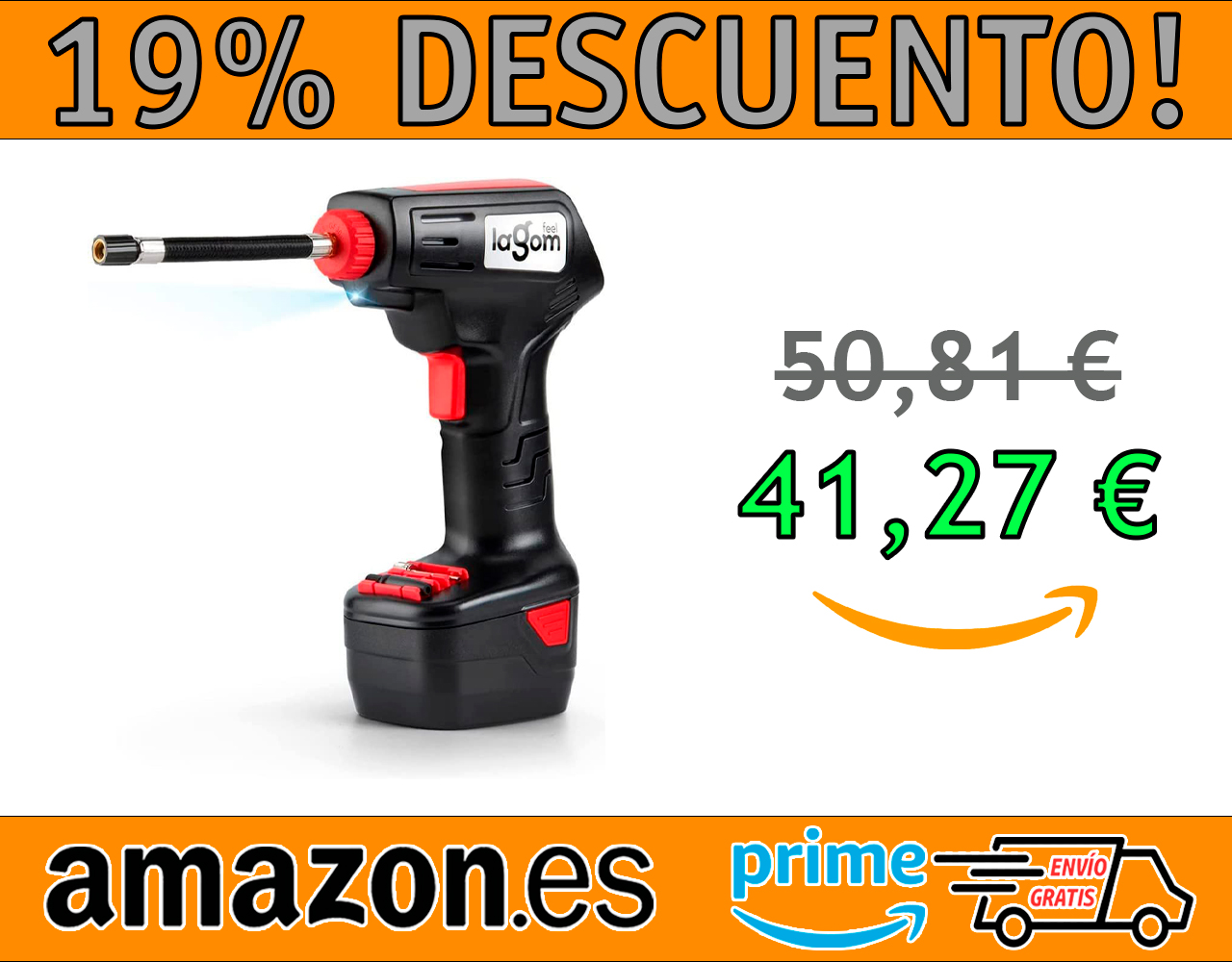 COMPRESOR DE AIRE PORTÁTIL 220V FEEL LAGOM