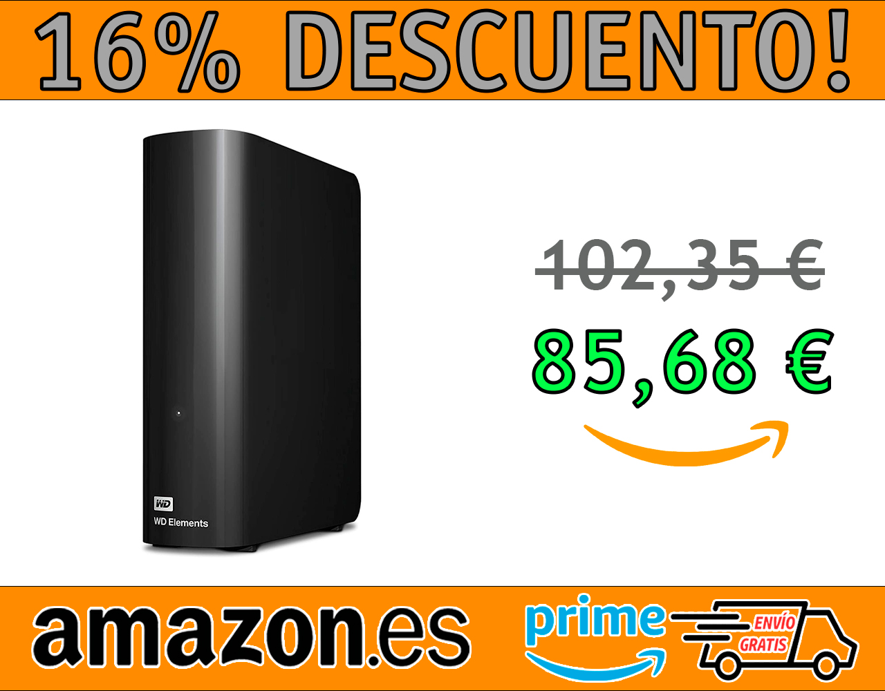 DISCO DURO EXTERNO SOBREMESA WESTERN DIGITAL 4TB