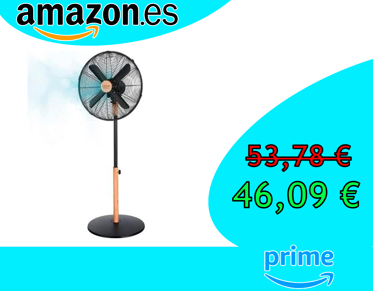 VENTILADOR DE PIE CECOTEC ENERGYSILENCE 600 WOODSTYLE