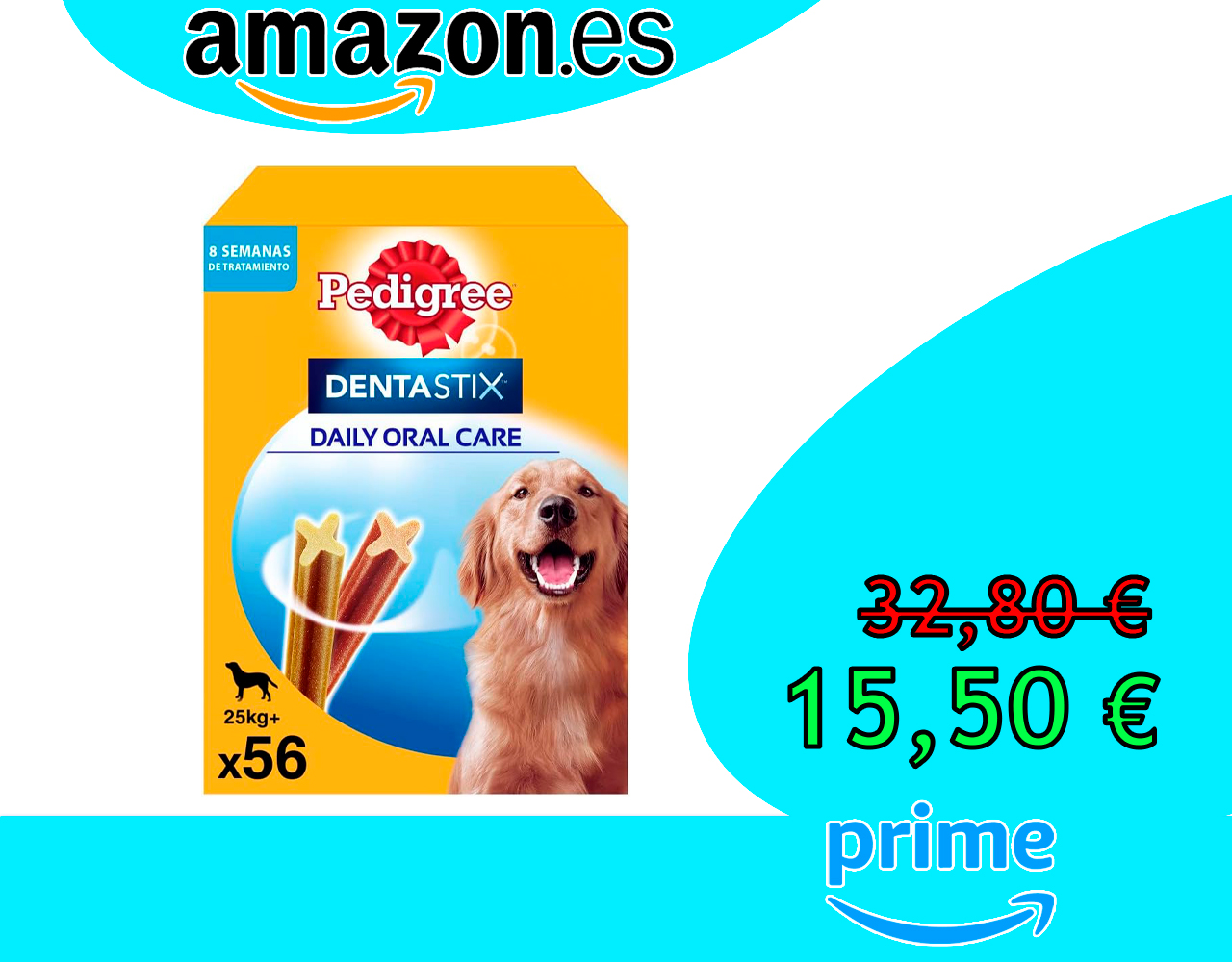 SNACK DENTAL PEDIGREE DENTASTIX (1 PACK DE 56UD)
