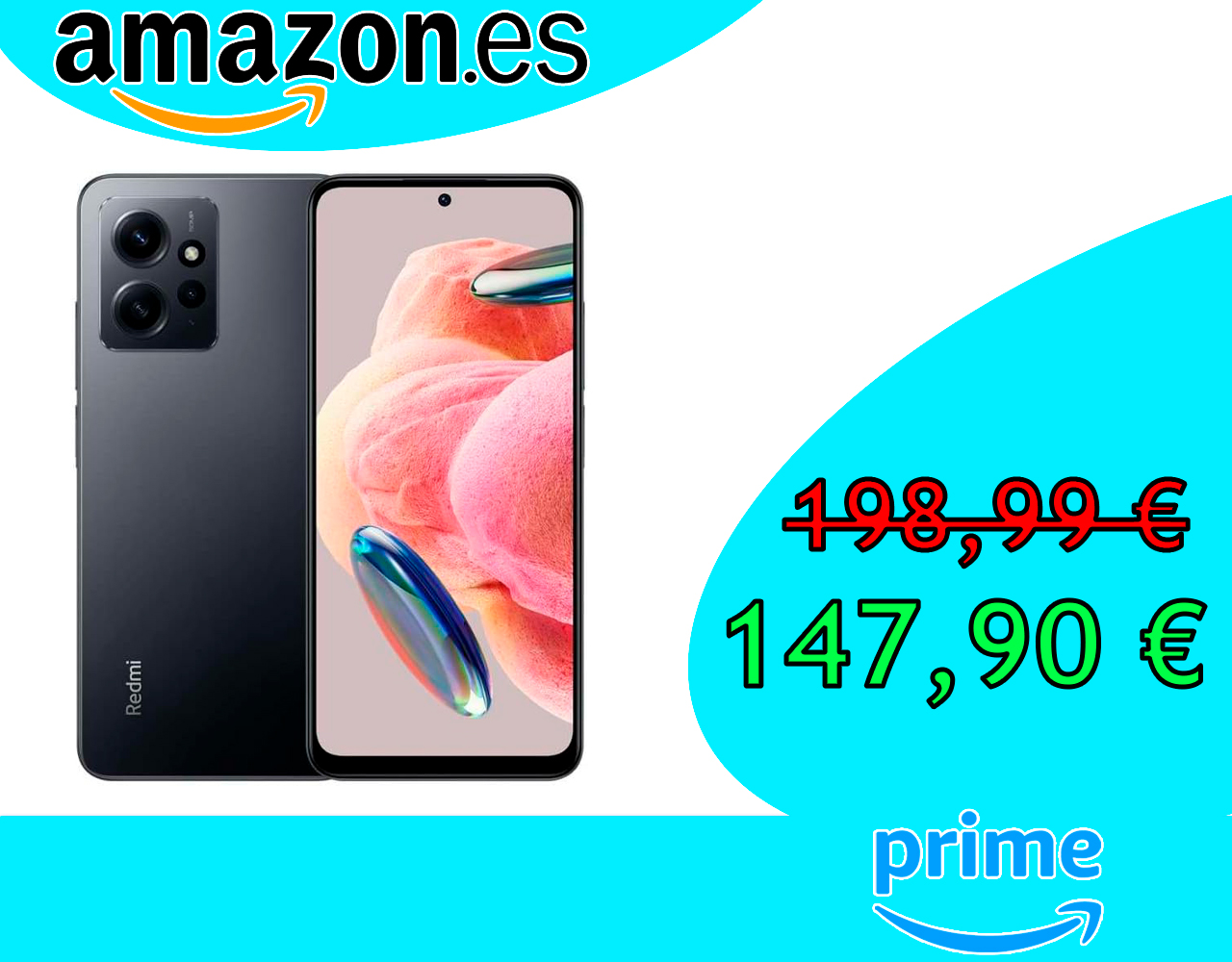 SMARTPHONE XIAOMI REDMI NOTE 12 4GB/128GB