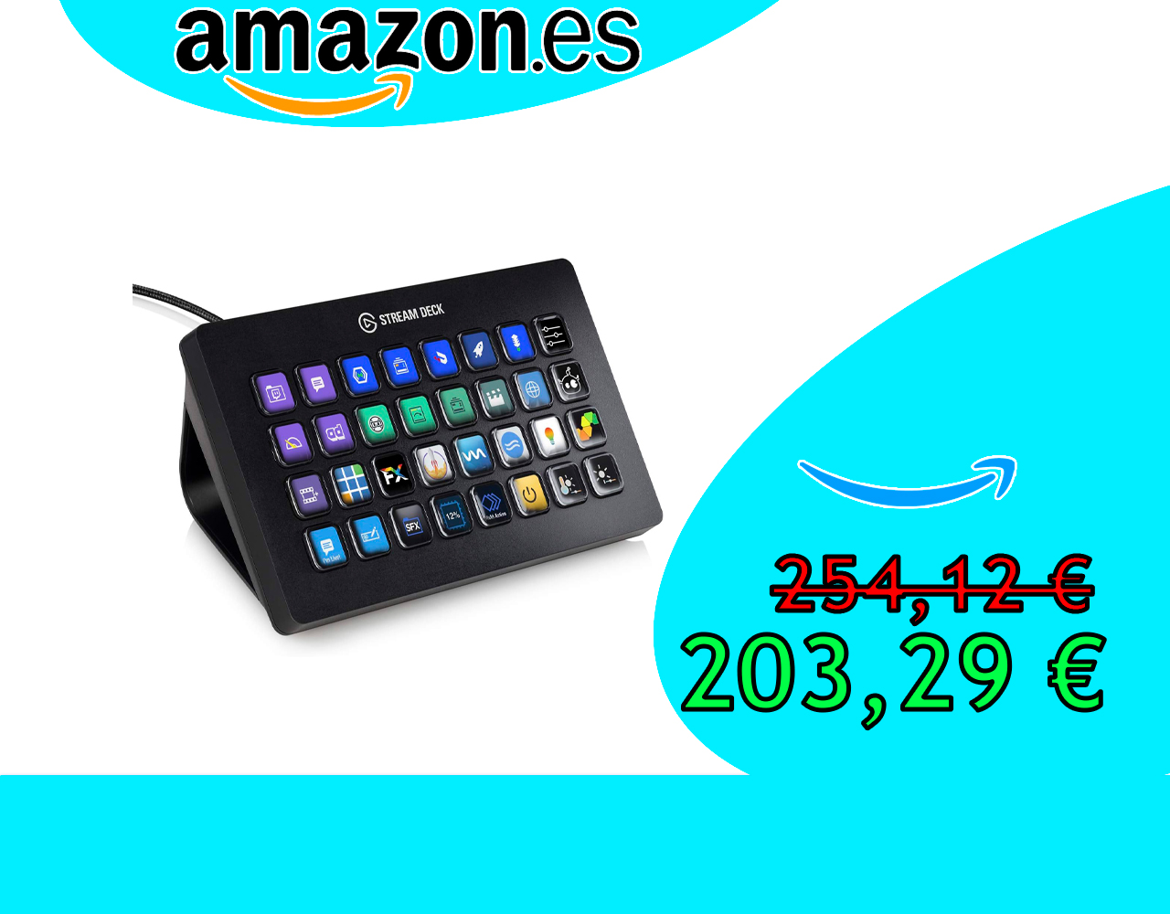 CONTROLADOR AVANZADO DE ESTUDIO ELGATO STREAM DECK XL