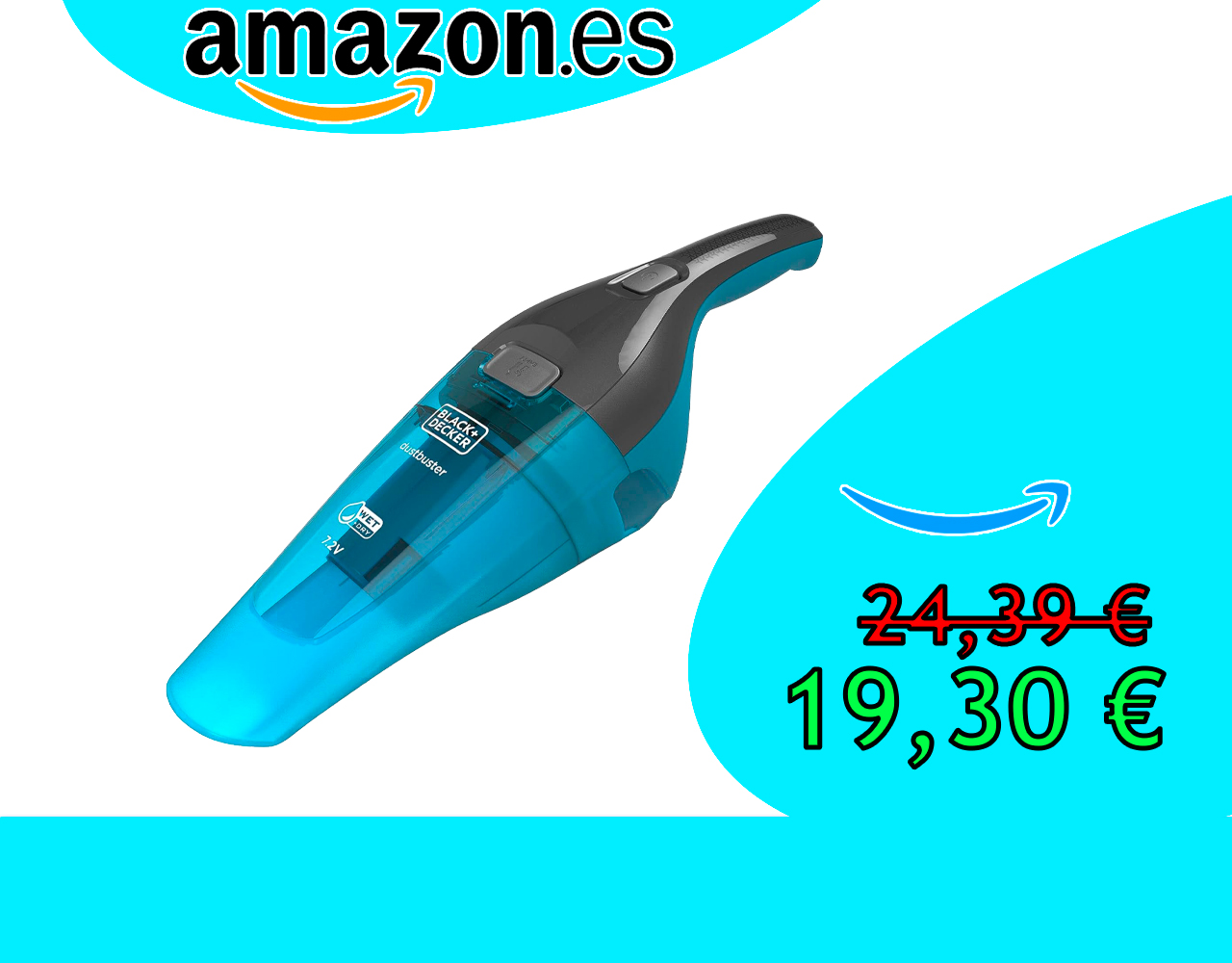 ASPIRADOR DE MANO BLACK+DECKER WDC215WA-Q