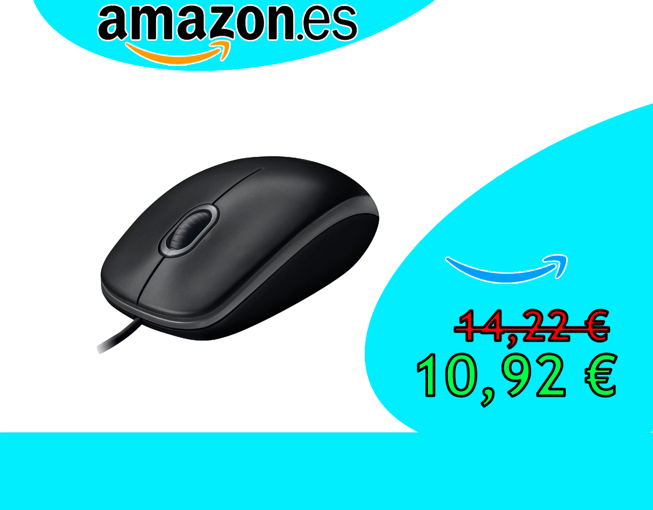 RATÓN CON CABLE USB LOGITECH M100