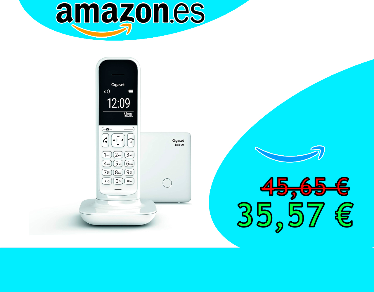 TELÉFONO FIJO INALÁMBRICO PARA CASA GIGASET CL390