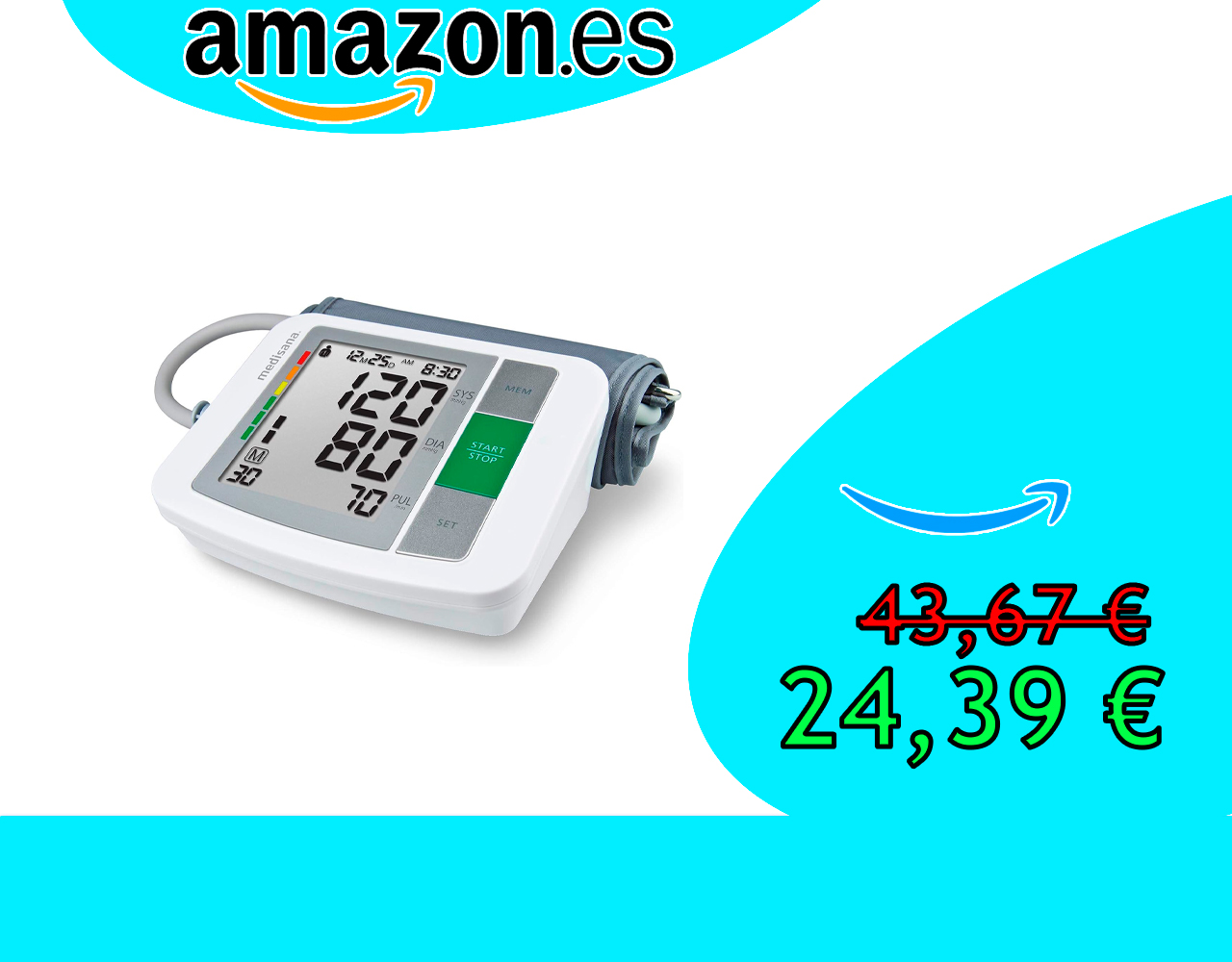 TENSIÓMETRO DE BRAZO MEDISANA BU510