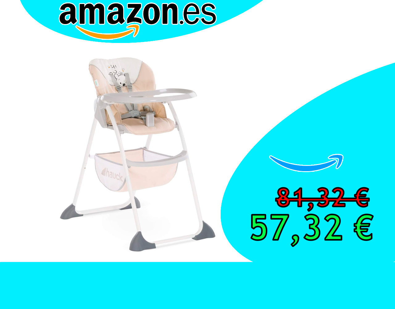 📣 TRONAS DE BEBE SIT N FOLD HAUCK DISNEY, DESDE 6 MESES HASTA 15 KG