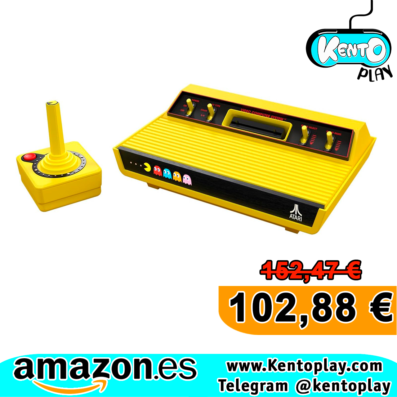 Consola Atari 2600+ Pac-Man Edition